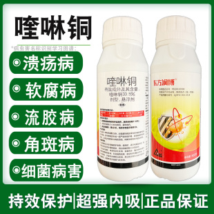 33.5%喹啉铜溃疡流胶病霜霉病黄瓜柑橘蔬菜真菌细菌角斑病包邮