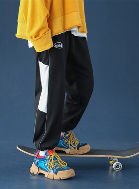 清仓秋冬195高个子加长运动裤男裤子115cm纯棉宽松直筒长裤子卫裤