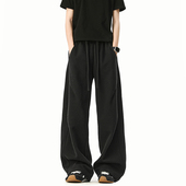 120CM加长版 男裤 子宽松拖地长裤 加绒195高个子特长卫裤 超长运动裤