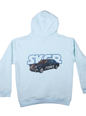 清仓重启 SKGR红旗汽车卫衣car hoodie浅蓝色 非质量问题不退换