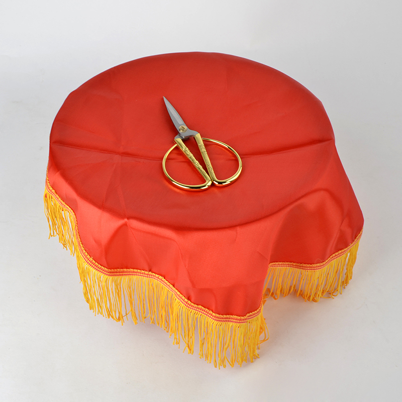 颁奖圆形礼仪开业剪彩一套红布