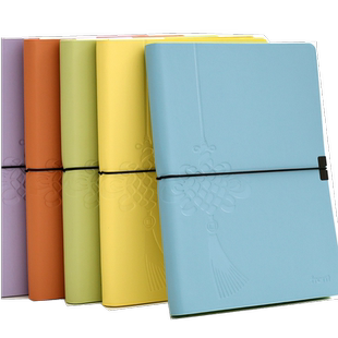 前通front软皮本114张加厚工作笔记本本子a5商务记事本100g道林纸大学生绑定日记本手账本办公用品会议记录本