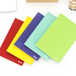 FRONT前通笔记本文具A5 50页薄本子学生用办公用品商务记事本简约笔记本子简约小清新记事本大学生创意计划本