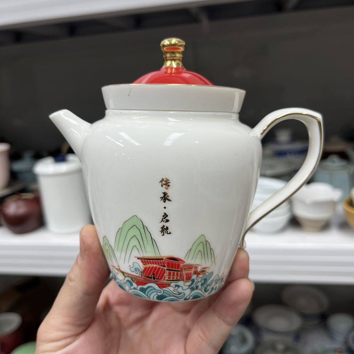 复古宫廷风茶壶套装带过滤泡茶壶茶壶