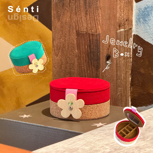 Seacutenti小雏菊撞色双层绒面