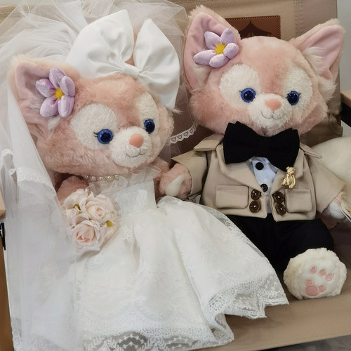 迪士尼正版玲娜贝儿婚纱西装着替