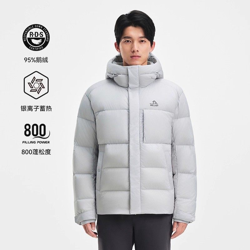 thumbnail for [Extreme Cold Pro] Bo Xi and outdoor 800 puff down jacket winter women's new goose down warm jacket for men