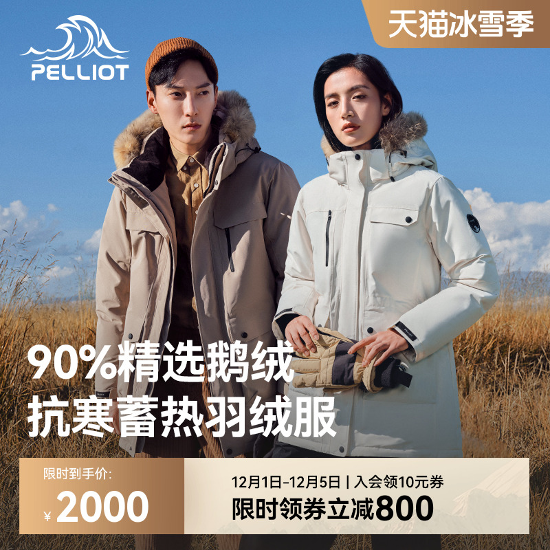 伯希和【极寒Ⅱ】大毛领羽绒服