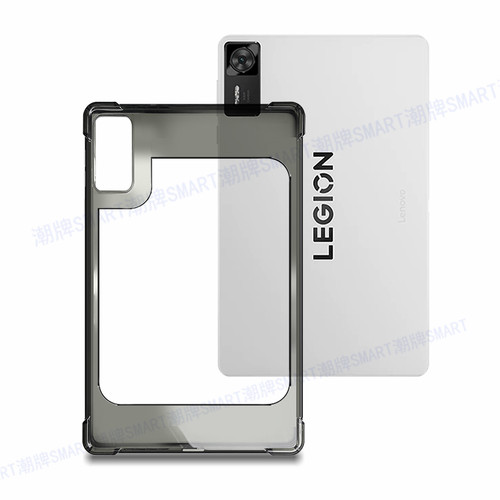 适用联想4代Y700缕空壳防摔 四代Y700气囊壳4代Y700边框AI拯救者软框 适装散热器轻薄壳Lenovo边框式保护套