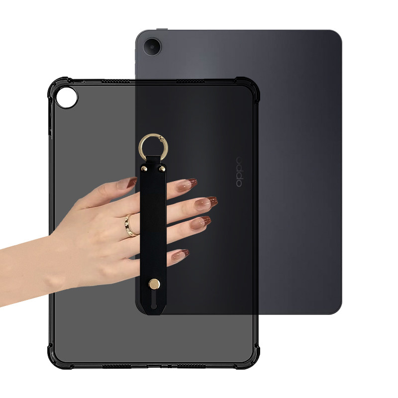 适用新款OPPO Pad Air5平板防摔保护壳12.1英寸手腕带OPD2501防摔壳软胶气囊air Pad5气囊壳腕带oppoair5透明