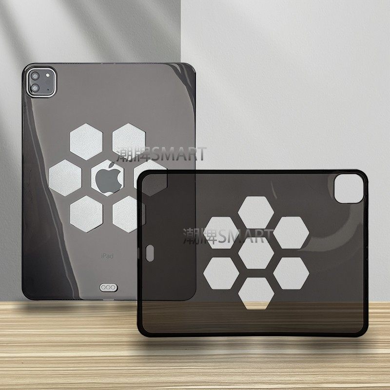 适用2025iPad Pro11缕空保护壳 iPad11蜂窝镂空壳11英寸IPAD平板个性创意苹果平板Air6缕空轻薄AIR4透黑软壳