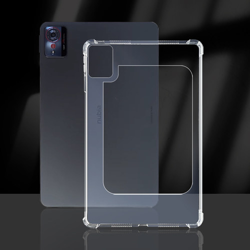 适用25款努比亚Pro10.9缕空壳 努比亚平板10.9英寸漏空框 可适配加装散热器 电竞红魔Pro边框式防摔简约透明