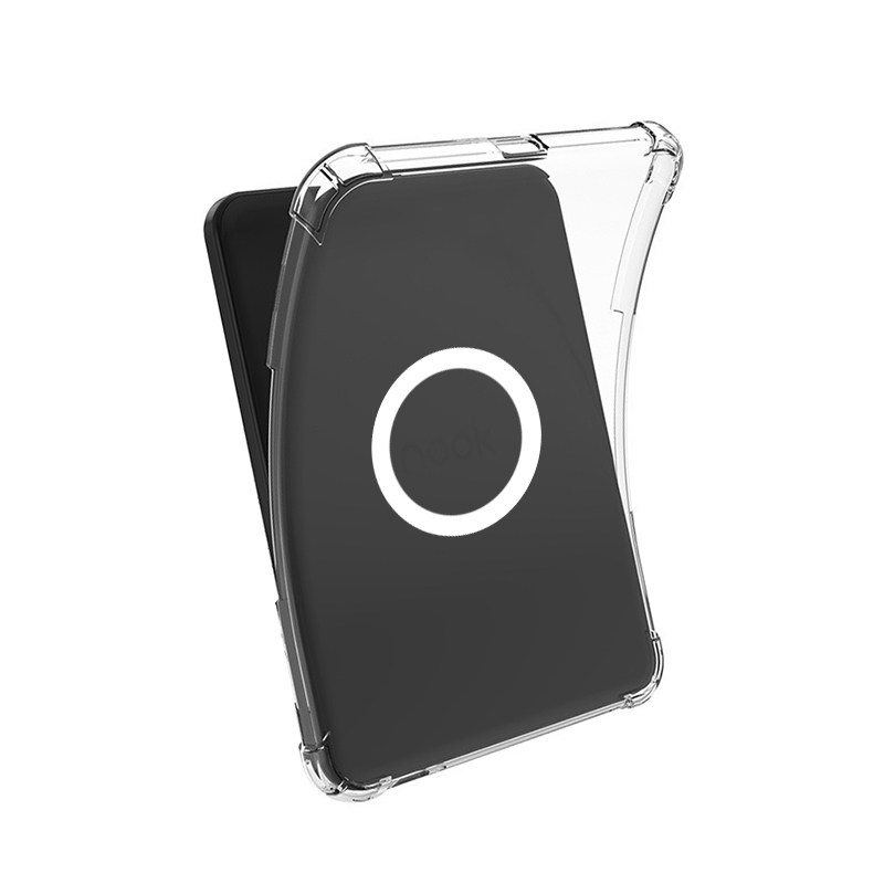 适用于Nook Glowlight4带磁吸片保护壳 Glowlight4E带磁吸圈简约透明软壳巴诺4Plus外壳引磁壳Nook磁吸轻薄壳