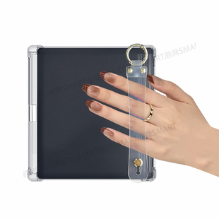 7.0英寸软套平板手持腕带笔槽款 大我b751手持软壳TPU 大我B751手持透黑保护壳 适用BigmeB751C手腕带防摔壳