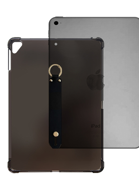 适用iPadAir1平板手持软套 iPad卡手腕带保护壳 A1474苹果Air2 9.7英寸平板电脑手腕带防摔壳手托透黑色