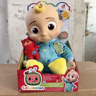 出口国外 JOJO原装光头小宝宝玩具发声安抚陪睡玩偶 内置音乐机芯