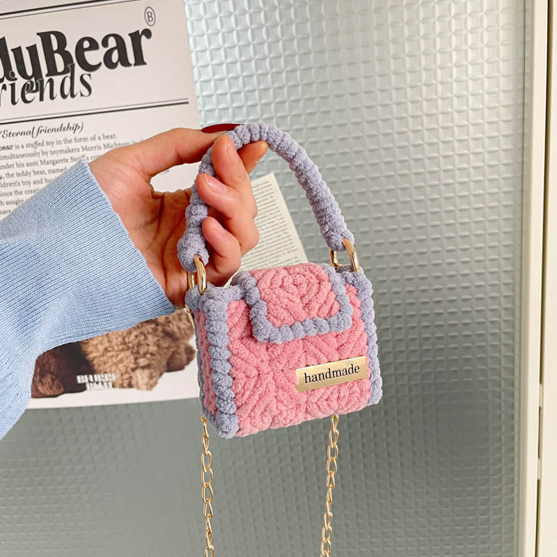 蓝牙耳机包通用手工diy材料包毛线编织亲手缝送女男友零钱包亲子,服饰配件/皮带/帽子/围巾,DIY编织材料包,淘宝优惠券,粉丝福利购,淘宝优惠卷