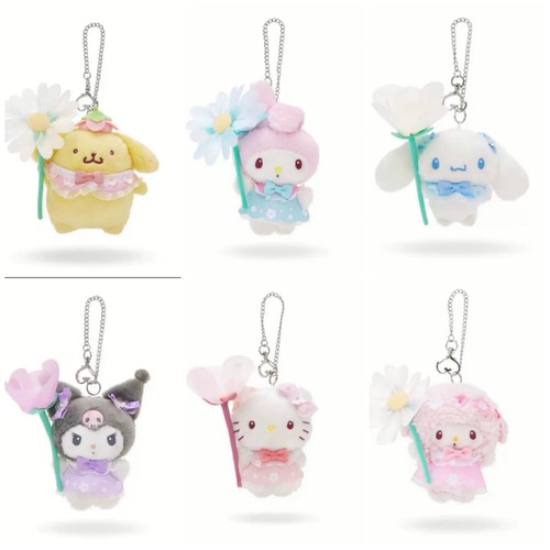 Sanrio三丽鸥精灵幻想曲美乐蒂玉桂狗kT猫库洛米布丁狗挂件