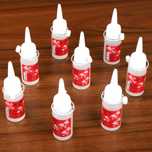 酒精胶水手工麻绳胶水不织布纽扣画羽毛毛球DIY保丽龙透明软胶水