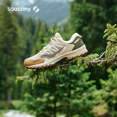 Saucony索康尼GRID PEAK 越野登山鞋防滑耐磨抓地户外男女休闲鞋