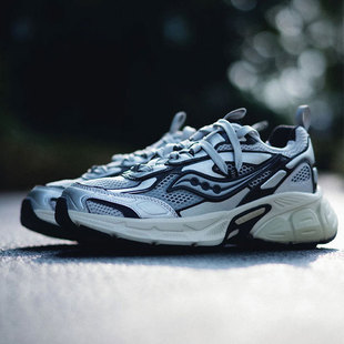 Saucony索康尼 2K CAVALRY骑士鞋复古老爹鞋情侣休闲鞋男运动鞋女