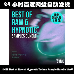 SINEE Best of Raw & Hypnotic Techno Sample Bundle WAV素材包