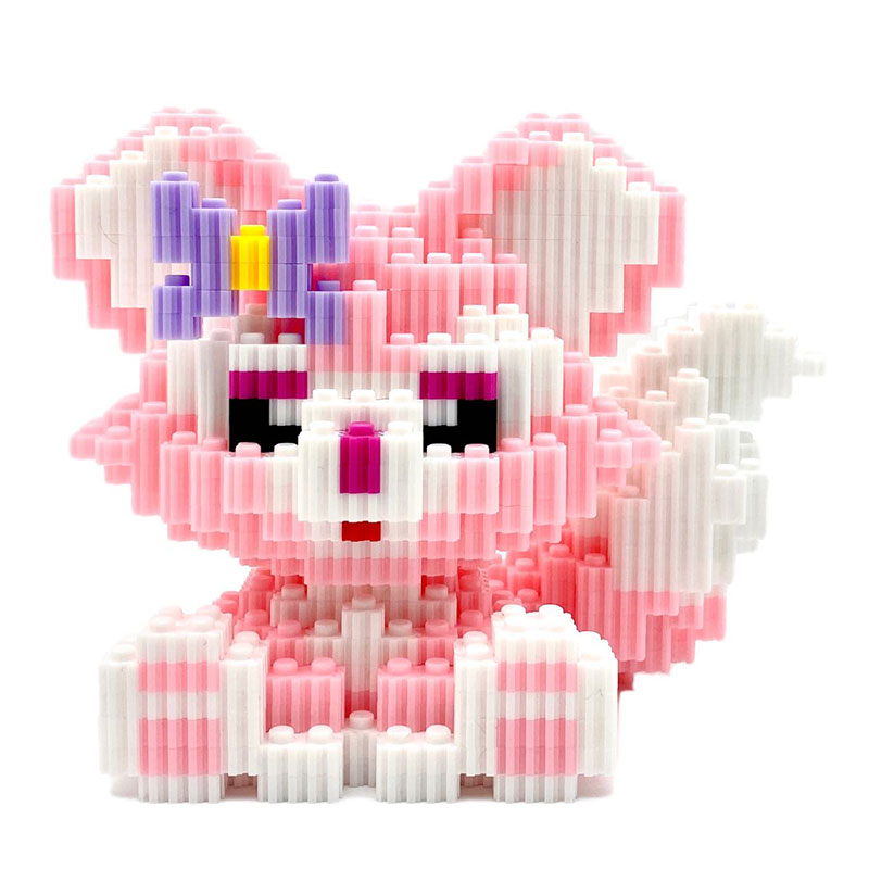 动漫人物串联积木阿狸益智