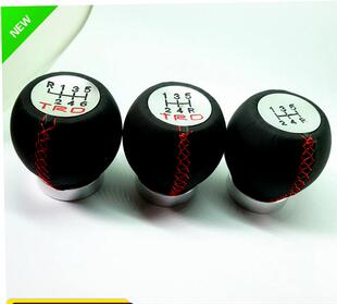 TRD通用排挡头 新锐志卡罗拉威驰改装挡把头真皮手动波棍头5档6档