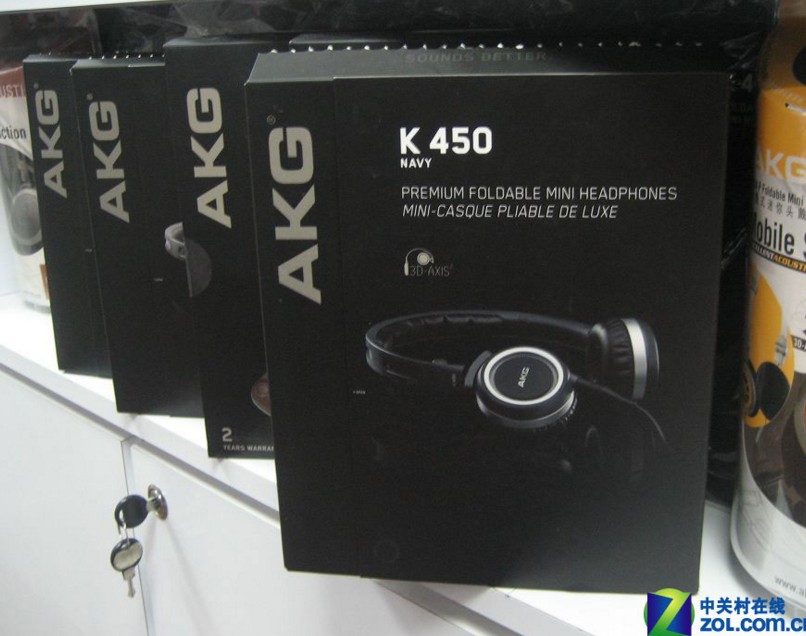 AKG/爱科技 手机电脑重低音 音乐耳机头戴式耳机K450HiFi便携折