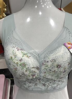 花面复古无钢圈上托宫廷印花背心