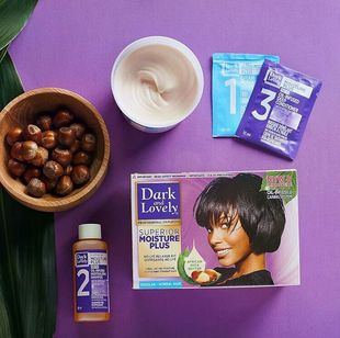 Lye Normal Lovely Kit Relaxer Hair Plus Moisture Dark