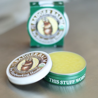 美国Badger 手手嫩嫩膏滋润保湿手膜便携随身补水按摩精油膏