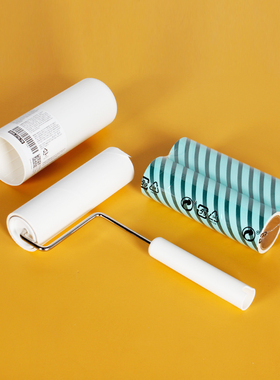 宜家地板加宽粘毛器佩普里格沙发粘尘滚刷手持滚筒式床单沾毛除尘