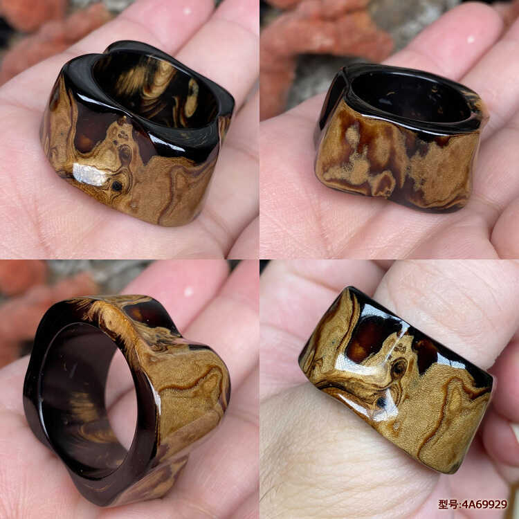 素环自然型把玩正品戒指扳指海柳