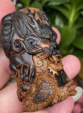 海神柳海柳血柳龙吊坠摆件