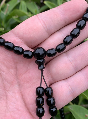 天然海柳手串男女情侣生日礼物念珠佛珠桶珠腰珠7x8mm满血纹包邮