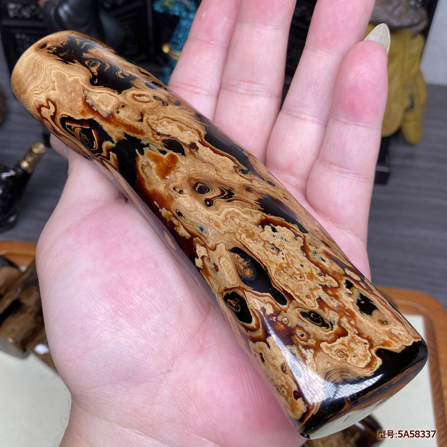 天然保真海柳男士礼品文玩手把件
