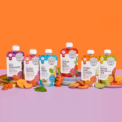 美国进口SerenityKids牛肉鸡肉蔬菜肉泥宝宝婴儿童辅食泥99g