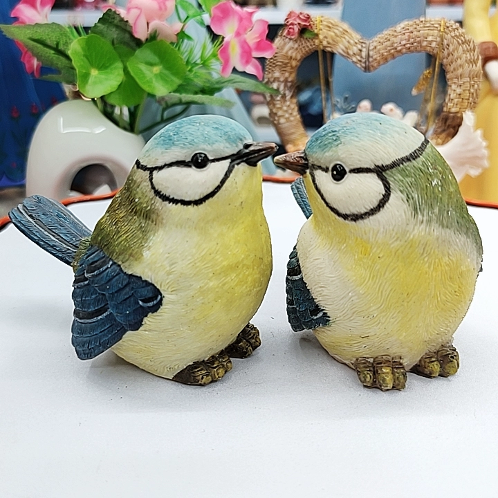 新品树脂小鸟摆件挂件对装/非偏满23包邮部分瑕