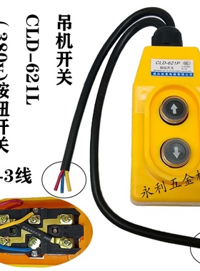 电动葫芦升降机CLD-621L吊机开关微型380V三相按钮上下开关控制器