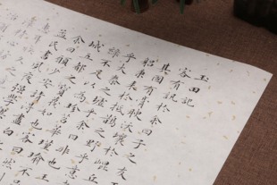 文征明蝇头小楷玉田记毛笔描红字帖繁体小字临摹宣纸贴批发订制