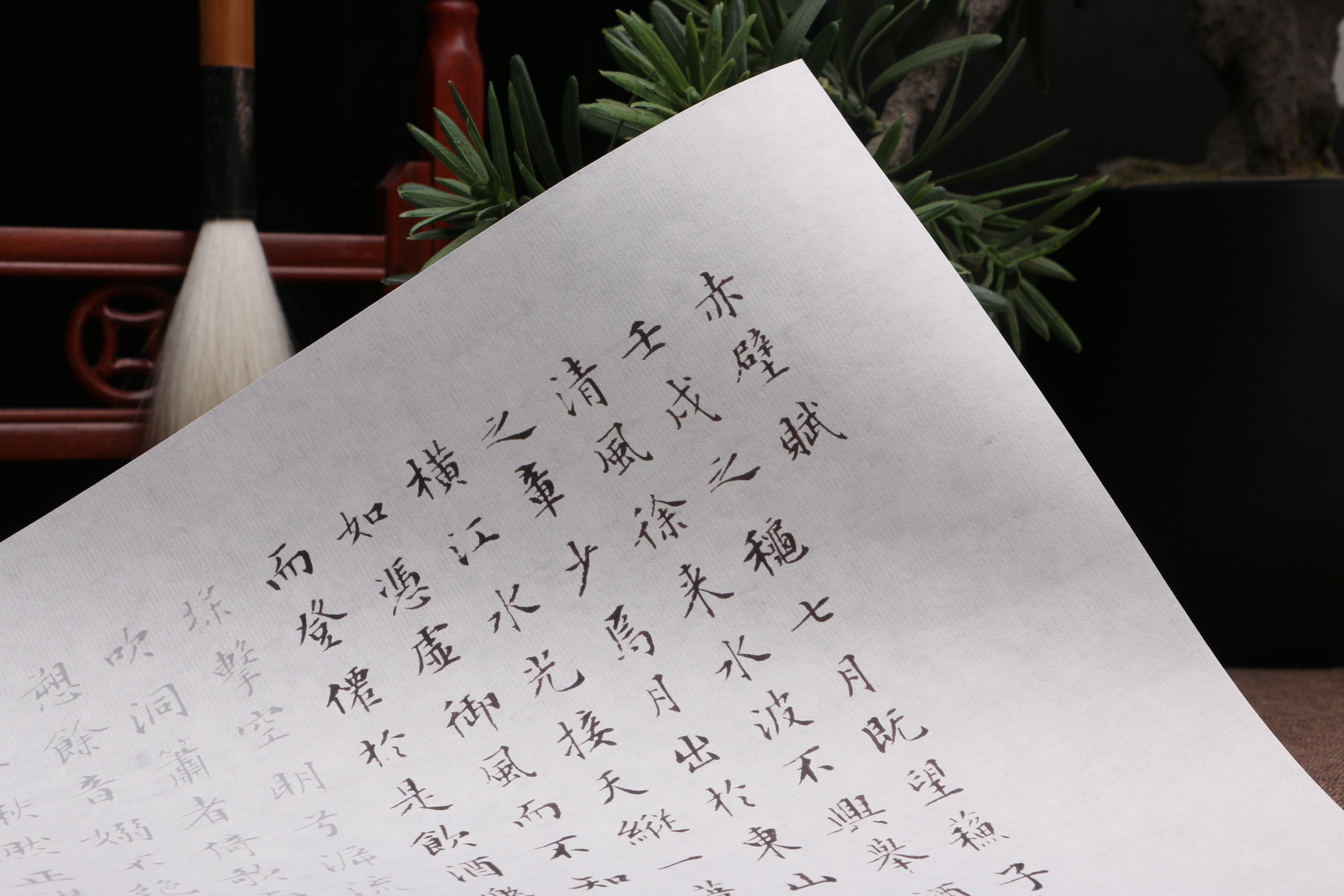 文征明小楷前后赤壁赋毛笔宣纸描红字帖初学用临摹描字帖订制批发