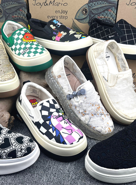 jm快乐玛丽女鞋春秋款坡跟厚底增高帆布鞋轻便软底休闲鞋乐福鞋女