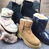 加绒皮毛一体平底套脚雪地靴子58089W jm快乐玛丽女鞋 冬款 58091W