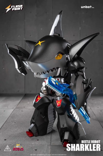 预定定金 闪点科技 闪点模玩 铁甲小宝 鲨鱼辣椒 变形玩具模型