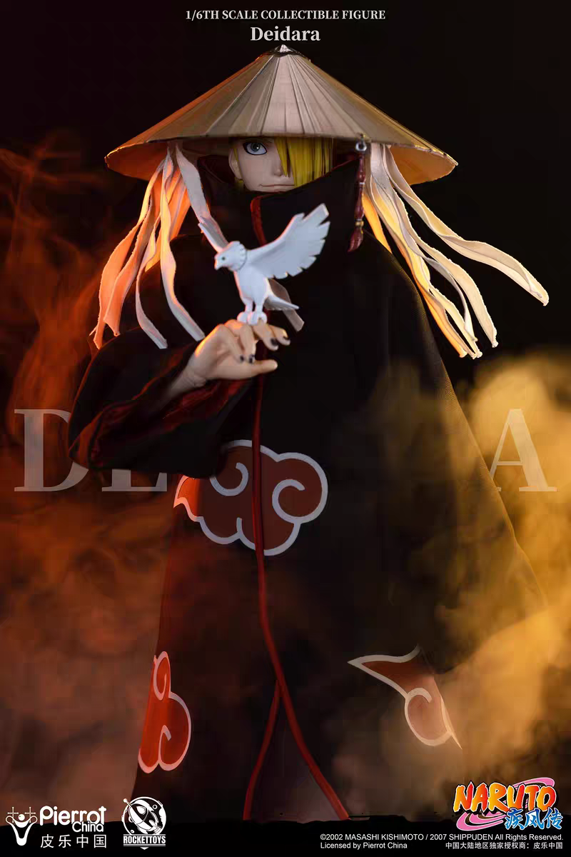 现货 RocketToys 火影忍者 晓组织 迪达拉 可动人偶兵人