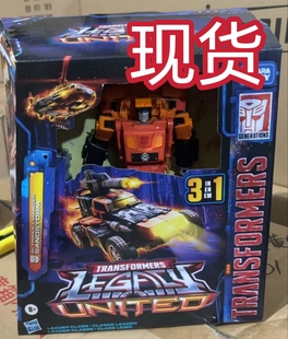 现货 孩之宝变形金刚玩具 遗产传世领袖级联合沙暴G1三变