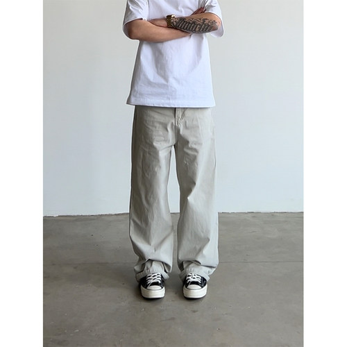 美式复古Vintage法工裤
