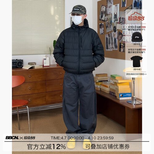 复古纯棉弯刀工装裤宽松休闲长裤