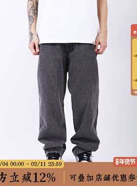 BBCN STORE基础多色水洗牛仔裤男女美式休闲直筒长裤